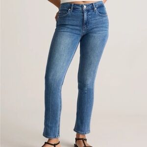 Quince Stretch Slim Straight Boyfriend Jeans - Organic Cotton